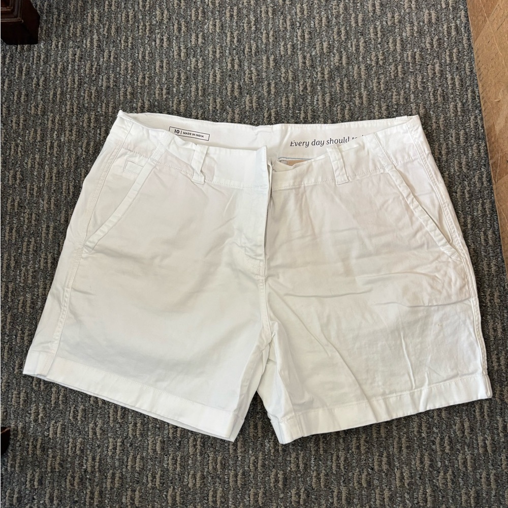 White Womens Shorts